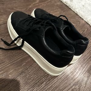Never worn Caslon black platform sneakers